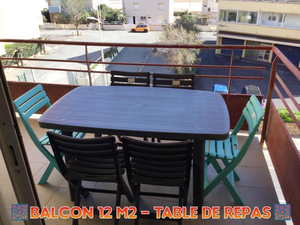 T3 Vue Mer Avec Acces A La Plage, Wifi, Clim - Dansnotreappart-Com - Valras-Plage Exterior photo